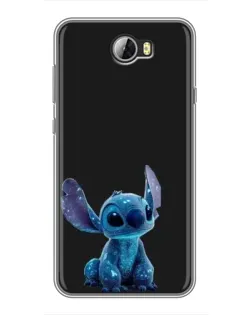 Чехол для Huawei Y5II с картинкой «Стич на черном» Чехол для Huawei Y5II с картинкой «Стич на черном»