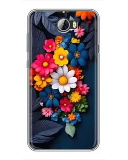 Чехол для Huawei Y5II с картинкой «Цветочная феерия»