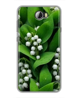 Чехол для Huawei Y5II с картинкой «Ландыши в зелени»