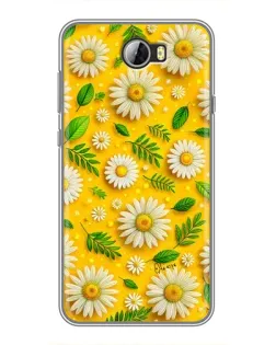Чехол для Huawei Y5II с картинкой «Ромашковое солнце»
