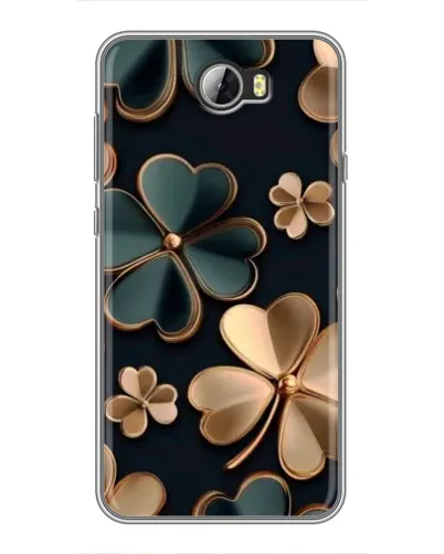Чехол для Huawei Y5II с картинкой «Клевер в золоте»