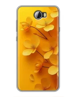 Чехол для Huawei Y5II с картинкой «Золотые лепестки»