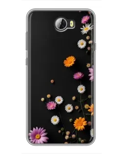 Чехол для Huawei Y5II с картинкой «Цветочная композиция»