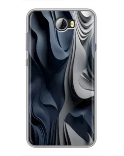 Чохол для Huawei Y5II з картинкою «Об'ємні сині складки» Чохол для Huawei Y5II з картинкою «Об'ємні сині складки»