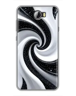 Чохол для Huawei Y5II з картинкою «Чорно-біла спіраль» Чохол для Huawei Y5II з картинкою «Чорно-біла спіраль»