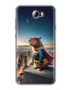 Чехол для Huawei Y5II с картинкой «Капи-мен супергерой» Чехол для Huawei Y5II с картинкой «Капи-мен супергерой»