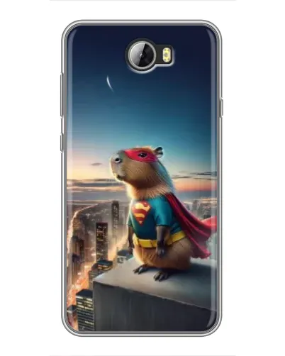 Чехол для Huawei Y5II с картинкой «Капи-мен супергерой»