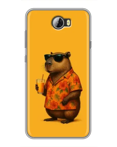Чехол для Huawei Y5II с картинкой «Капибара на отдыхе»