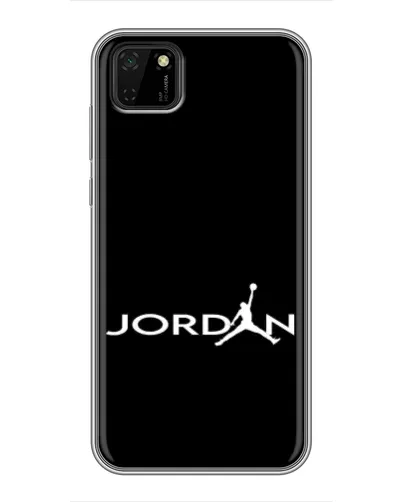 Чехол для Huawei Y5p с картинкой «Jordan White Logo»