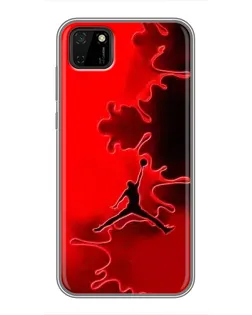 Чохол для Huawei Y5p з картинкою «Jordan Red Smoke»