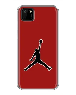 Чохол для Huawei Y5p з картинкою «Jordan Red Back»