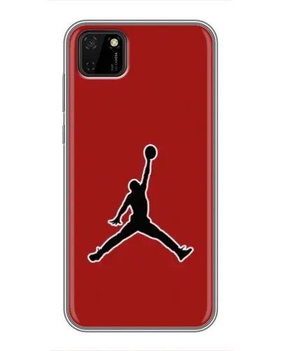 Чехол для Huawei Y5p с картинкой «Jordan Red Back»