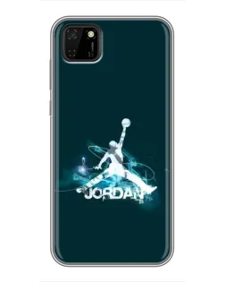 Чохол для Huawei Y5p з картинкою «Jordan Blue Fire»