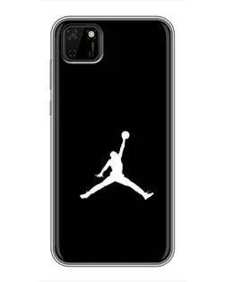 Чохол для Huawei Y5p з картинкою «Jordan Silhouette»