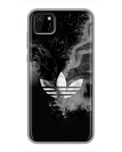 Чохол для Huawei Y5p з картинкою «Абстрактний дим Adidas»