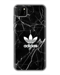 Чохол для Huawei Y5p з картинкою «Білий мармур Adidas»