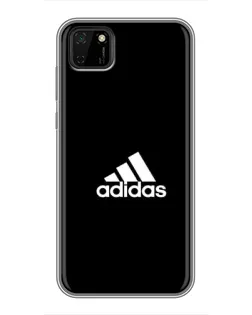 Чохол для Huawei Y5p з картинкою «Чорна класика Adidas»