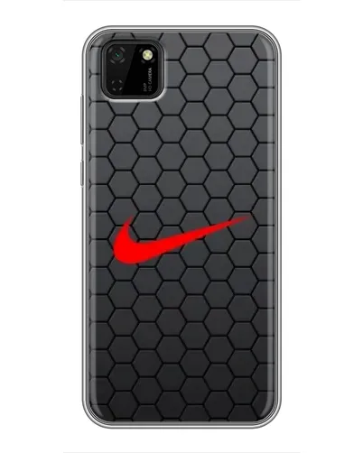Чохол для Huawei Y5p з картинкою «Nike — карбонова сітка» Чохол для Huawei Y5p з картинкою «Nike — карбонова сітка»