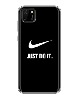 Чохол для Huawei Y5p з картинкою «Класичний принт Nike»