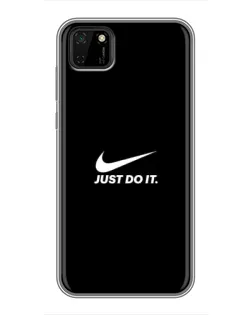 Чохол для Huawei Y5p з картинкою «Мінімалізм від Nike»