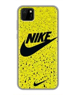 Чохол для Huawei Y5p з картинкою «Жовтий текстурний Nike»