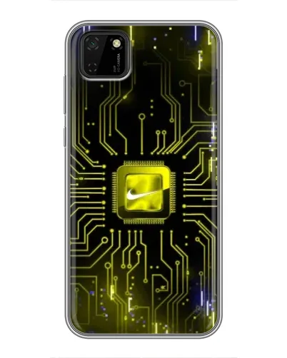 Чохол для Huawei Y5p з картинкою «Nike — золота іскра» Чохол для Huawei Y5p з картинкою «Nike — золота іскра»