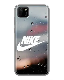 Чехол для Huawei Y5p с картинкой «Nike в стиле ретро»