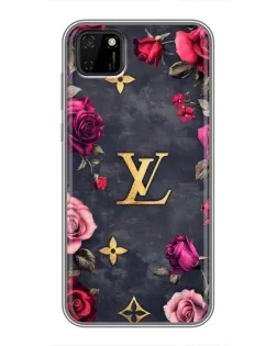 Чохол для Huawei Y5p з картинкою «Квітковий Louis Vuitton»
