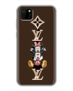 Чохол для Huawei Y5p з картинкою «LV та Міккі Маус»