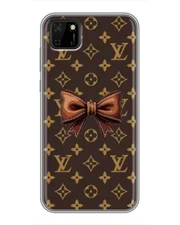 Чохол для Huawei Y5p з картинкою «LV з бантом»