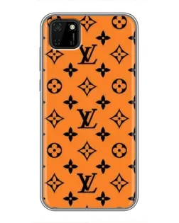 Чохол для Huawei Y5p з картинкою «Помаранчевий стиль LV»
