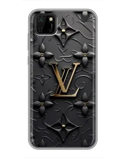 Чохол для Huawei Y5p з картинкою «Шкіряна текстура LV»