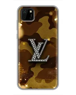 Чохол для Huawei Y5p з картинкою «Камуфляжний Louis Vuitton»