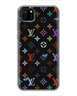 Чохол для Huawei Y5p з картинкою «Кольорова монограма LV»