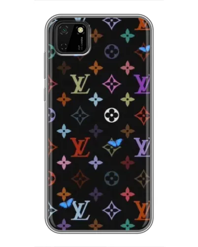 Чохол для Huawei Y5p з картинкою «Кольорова монограма LV» Чохол для Huawei Y5p з картинкою «Кольорова монограма LV»
