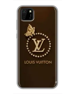 Чохол для Huawei Y5p з картинкою «LV — золота печатка»