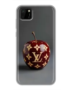 Чохол для Huawei Y5p з картинкою «Червоне яблуко LV»