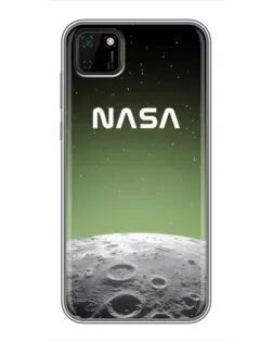 Чохол для Huawei Y5p з картинкою «NASA — місячний градієнт»