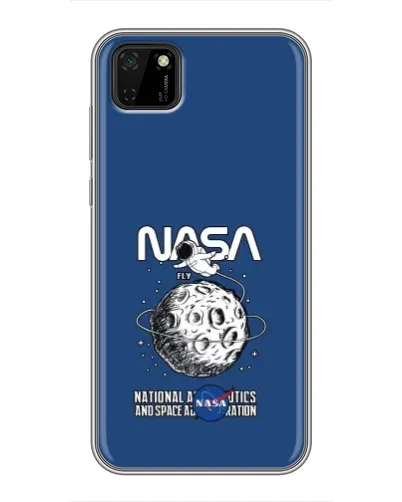 Чохол для Huawei Y5p з картинкою «NASA — місячна місія» Чохол для Huawei Y5p з картинкою «NASA — місячна місія»