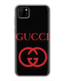Чохол для Huawei Y5p з картинкою «Gucci — червоний логотип»