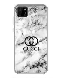 Чохол для Huawei Y5p з картинкою «Gucci — мармуровий шик»