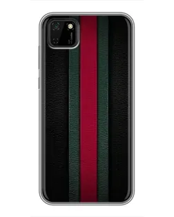 Чохол для Huawei Y5p з картинкою «Gucci — неонова лінія»