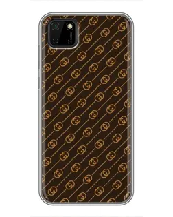 Чохол для Huawei Y5p з картинкою «Gucci — золоті діагоналі»