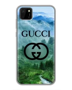 Чохол для Huawei Y5p з картинкою «Gucci — гірський пейзаж»