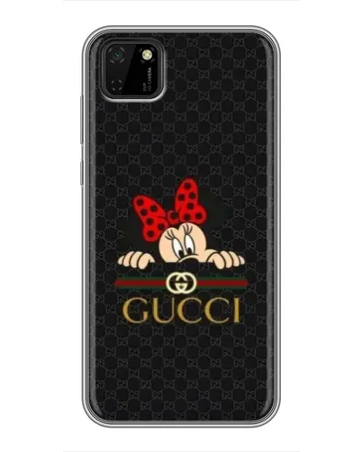Чохол для Huawei Y5p з картинкою «Мінні Маус Gucci — чорний» Чохол для Huawei Y5p з картинкою «Мінні Маус Gucci — чорний»