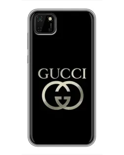 Чохол для Huawei Y5p з картинкою «Gucci — золото на чорному» Чохол для Huawei Y5p з картинкою «Gucci — золото на чорному»