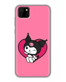Чохол для Huawei Y5p з картинкою «Kuromi — любов у серці»