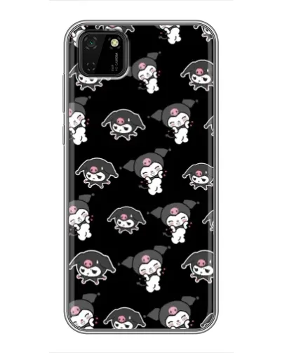 Чохол для Huawei Y5p з картинкою «Чорний паттерн Kuromi» Чохол для Huawei Y5p з картинкою «Чорний паттерн Kuromi»