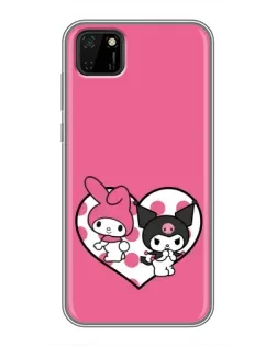 Чохол для Huawei Y5p з картинкою «Kuromi та My Melody»