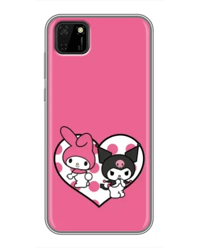 Чохол для Huawei Y5p з картинкою «Kuromi та My Melody» Чохол для Huawei Y5p з картинкою «Kuromi та My Melody»